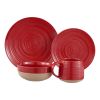 Artisanal Clay Stoneware 16-Piece Dining Set