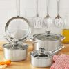 Stainless Steel 10-Piece Cookware Set