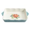 Rectangular Ceramic Bakeware Set, Multiple Patterns, 2-Piece